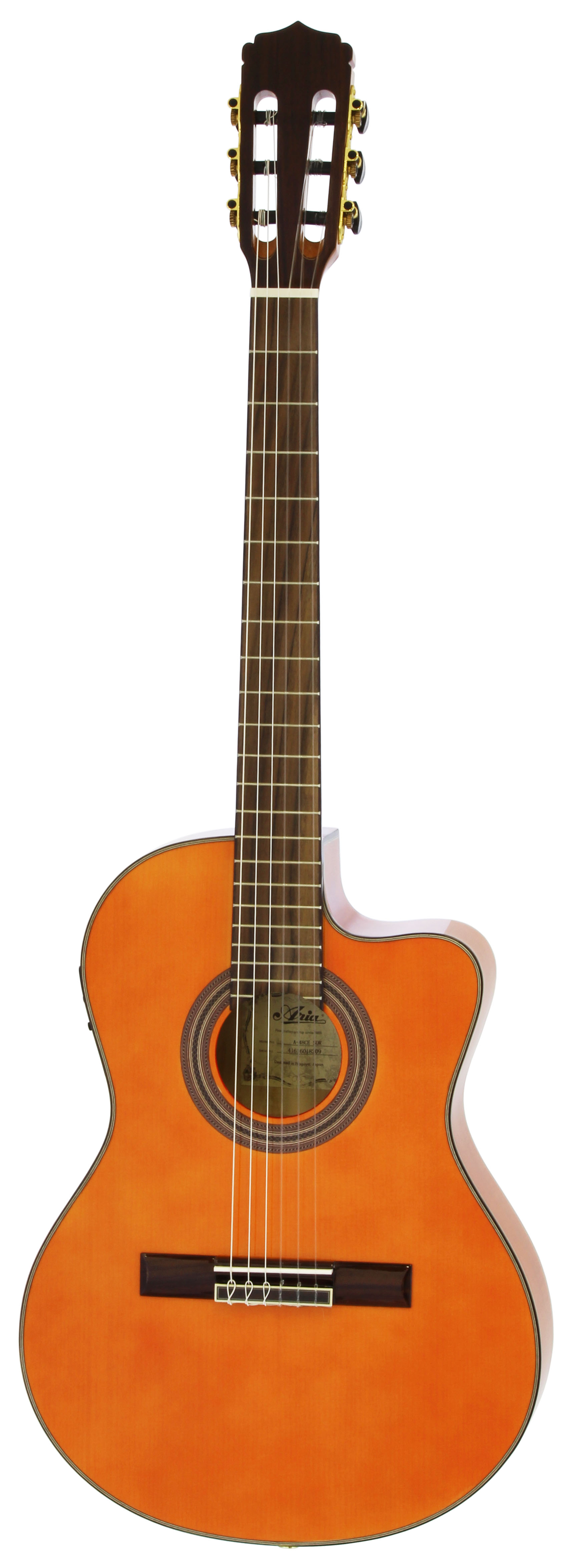 Aria A 48CE Konzertgitarre 4/4, thin body 