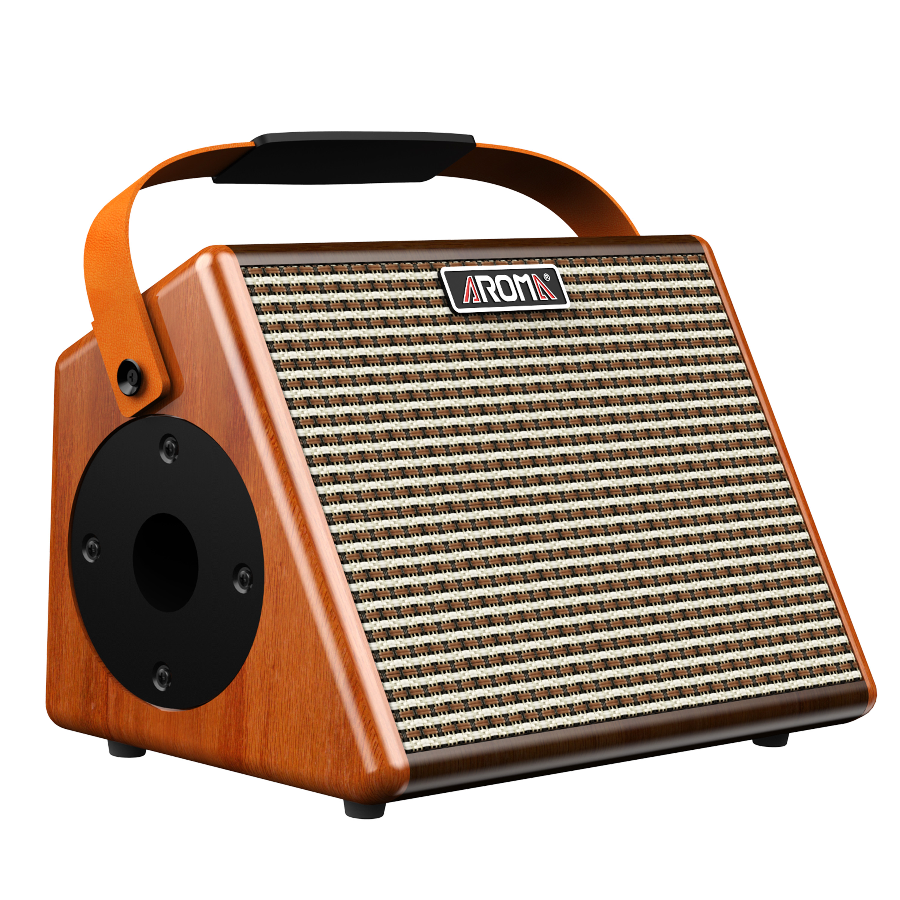 Aroma A26 Akku Akustikverstärker 25W mit Bluetooth - Wood Look
