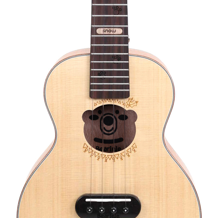Bearlele Snow - Konzert Ukulele inkl. stabilem Gigbag Bearlele Snow - Konzert Ukulele inkl. stabilem Gigbag