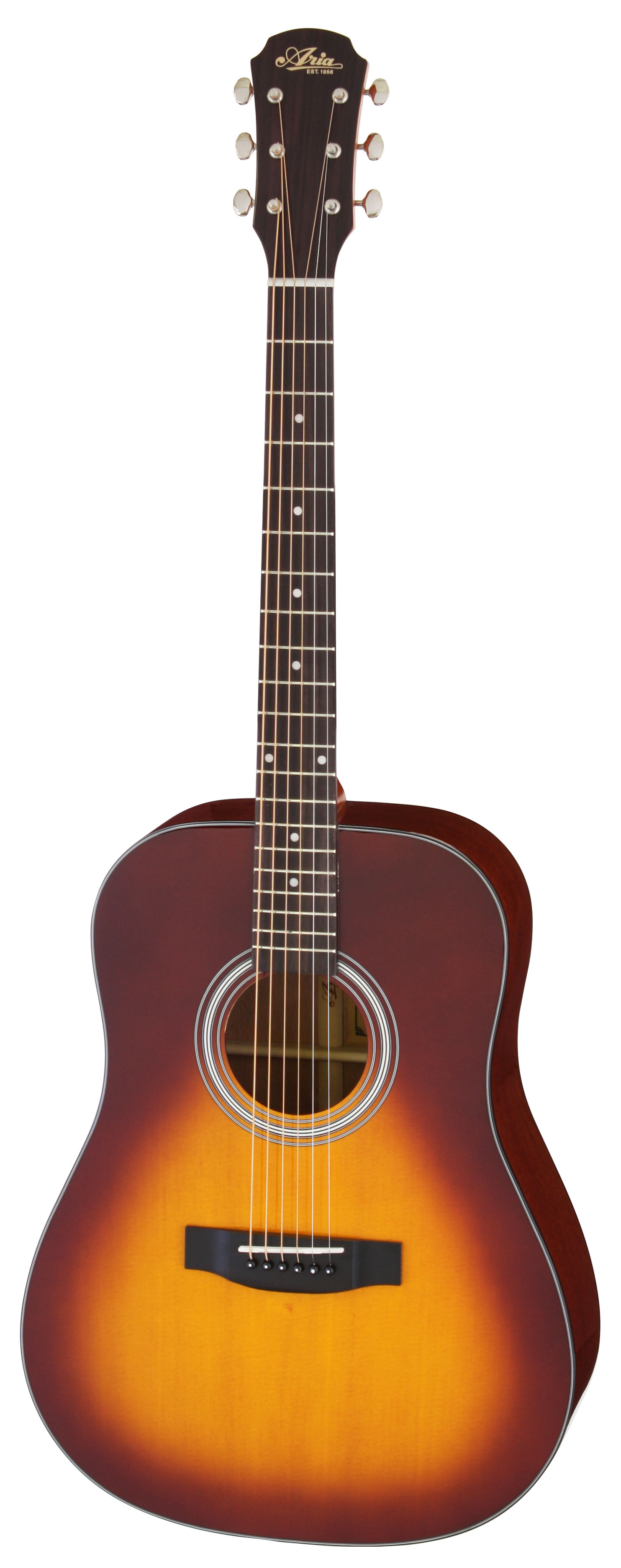 ARIA 211, tobacco sunburst glossy