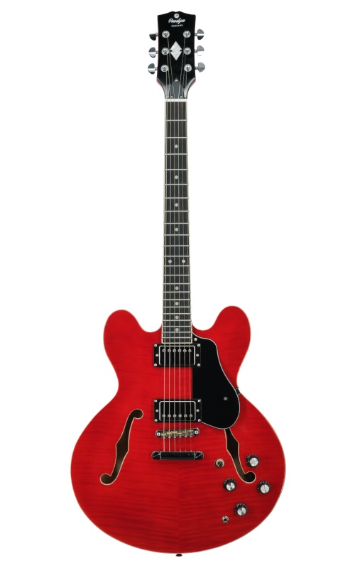 Prodipe Guitars Hollow Body HB85, cherry burst Prodipe Guitars Hollow Body HB85, cherry burst
