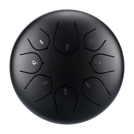 U-Turn Steel Tongue Drum 6" 8Töne - coal black