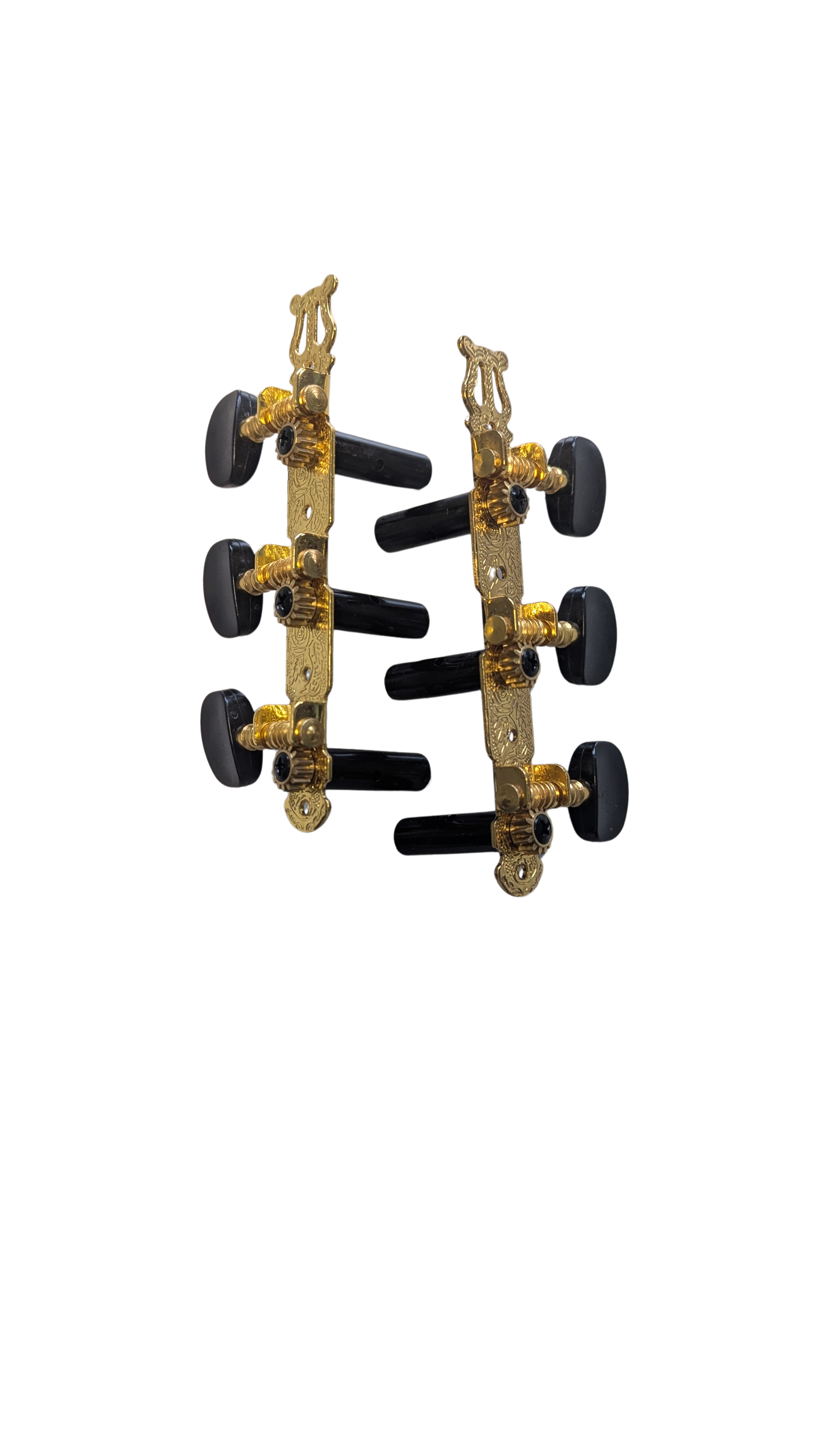AG302 Stimmmechanik für Konzertgitarre Gold/Schwarz – Klassikgitarrenmechanik 3+3