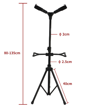 AMD Ständer  für Gitarre mit Locksystem, 2er 